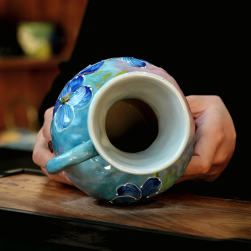 Artistic-Handmade-Single-Handle-Iris-Ceramic-Aqua-Culture-Flower-Vase04.webp