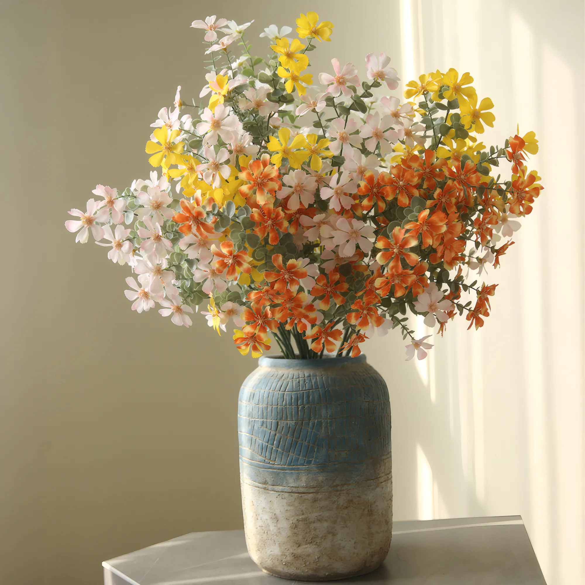 Elegant Artificial Wildflower Silk Floral Cottagecore Decor