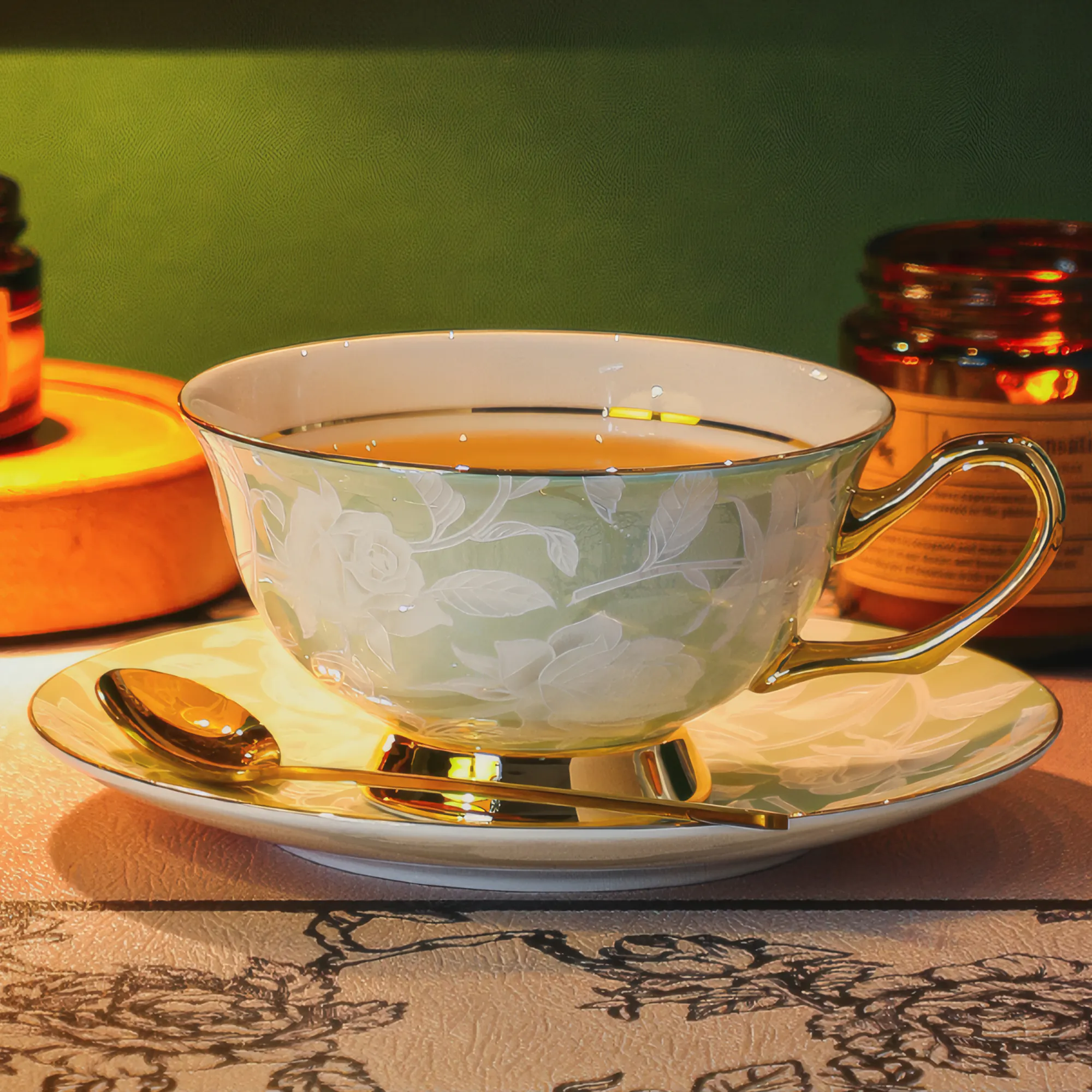 Embossed Rose Floral Bone China High Tea Party Daily Coffee Cup Saucer Set04 Embossed Rose Floral Bone China High Tea Party Daily Coffee Cup Saucer Set04