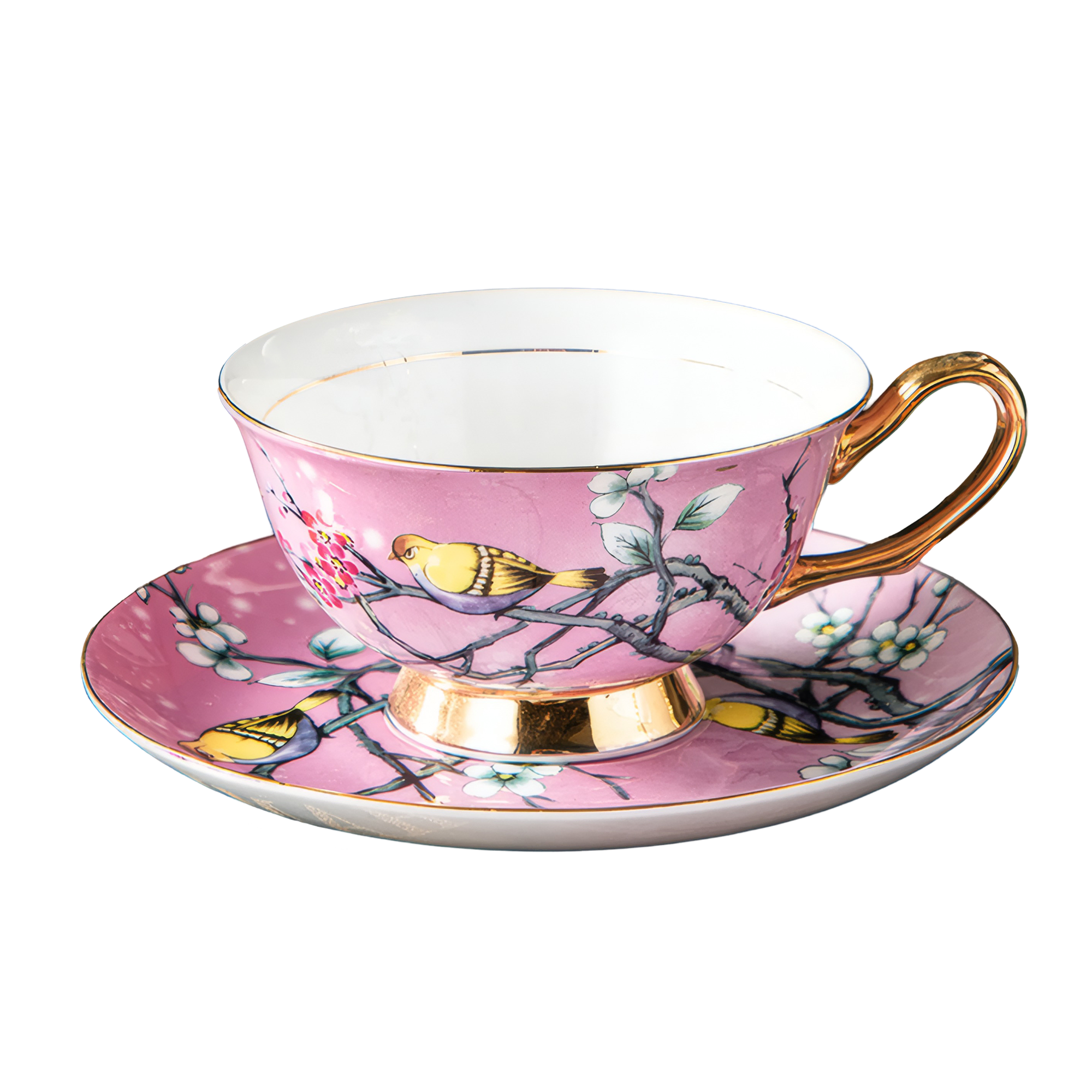 Exquisite Bone China Tea Coffee Cup Saucer Set Wedding Bridesmaid Gift