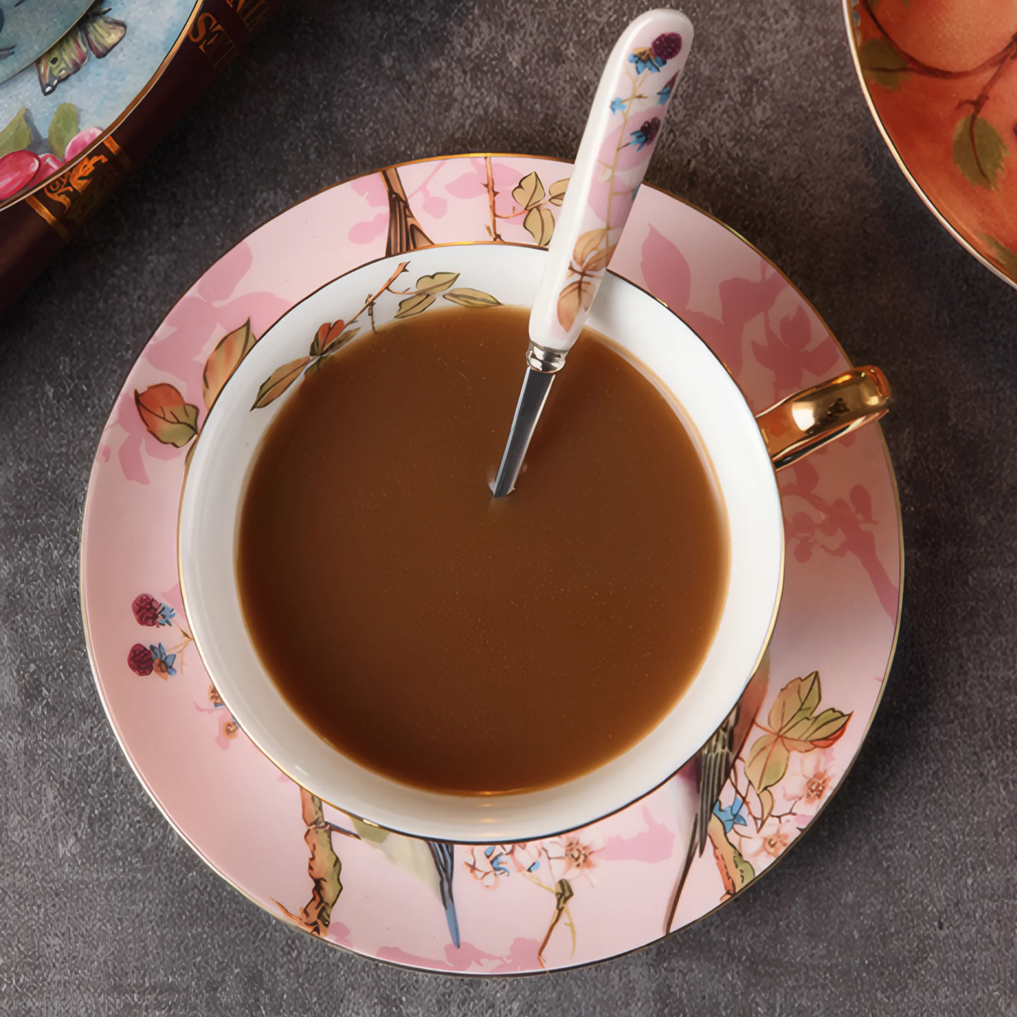 Pink-Bone-China-Afternoon-Tea-Coffee-Cup-Saucer-Set-Wedding-Gift08.webp
